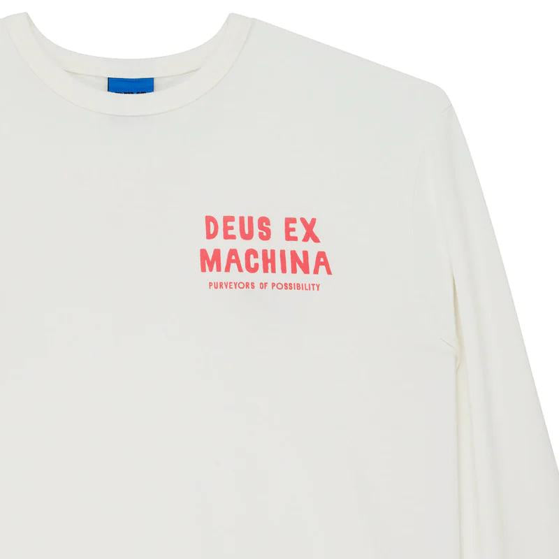 DEUS EX MACHINA ( デウスエクスマキナ ) / ロンT 長袖Tシャツ / KUMBAYA LS TEE - VINTAGE WHITE / D261MLT546