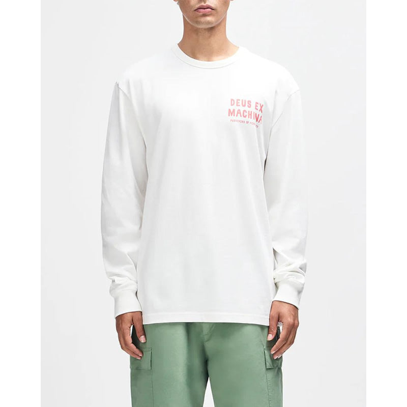 DEUS EX MACHINA ( デウスエクスマキナ ) / ロンT 長袖Tシャツ / KUMBAYA LS TEE - VINTAGE WHITE / D261MLT546