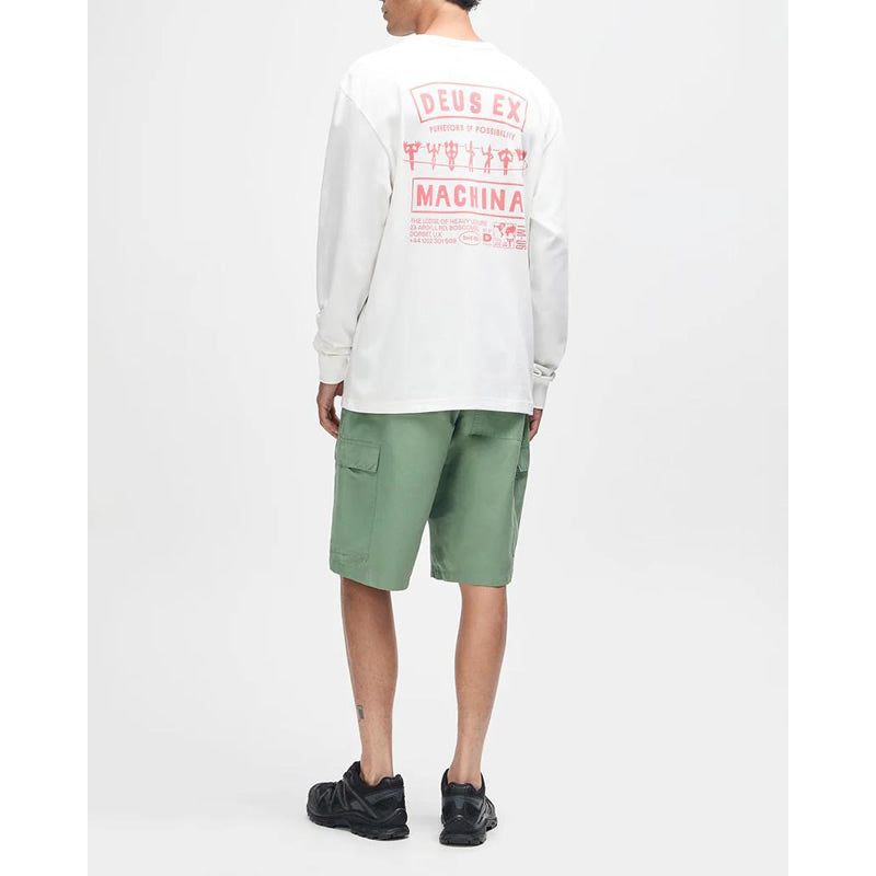 DEUS EX MACHINA ( デウスエクスマキナ ) / ロンT 長袖Tシャツ / KUMBAYA LS TEE - VINTAGE WHITE / D261MLT546