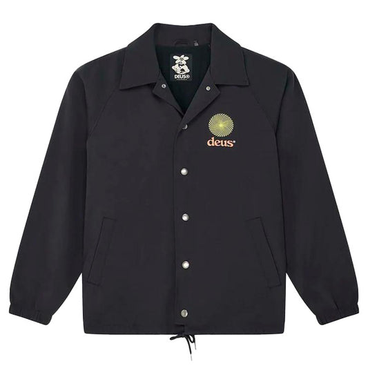 DEUS EX MACHINA ( デウスエクスマキナ ) コーチジャケット ナイロンジャケット / STRATA COACH JACKET - BLACK / D261UJK175