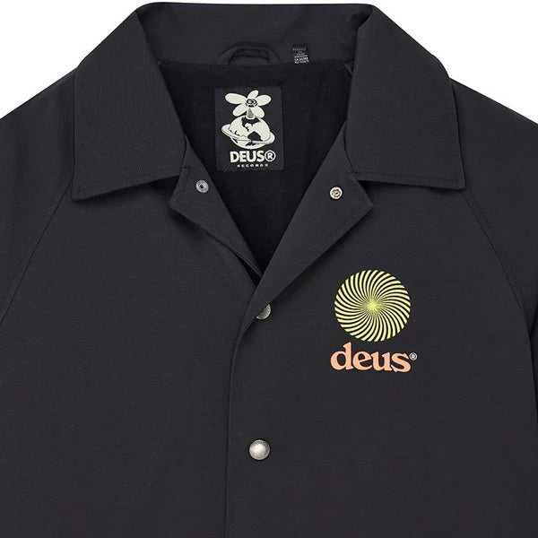 DEUS EX MACHINA ( デウスエクスマキナ ) コーチジャケット ナイロンジャケット / STRATA COACH JACKET - BLACK / D261UJK175
