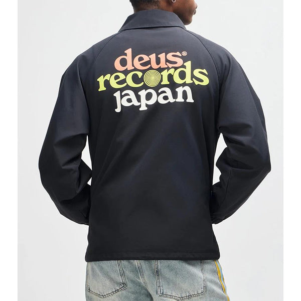 DEUS EX MACHINA ( デウスエクスマキナ ) コーチジャケット ナイロンジャケット / STRATA COACH JACKET - BLACK / D261UJK175