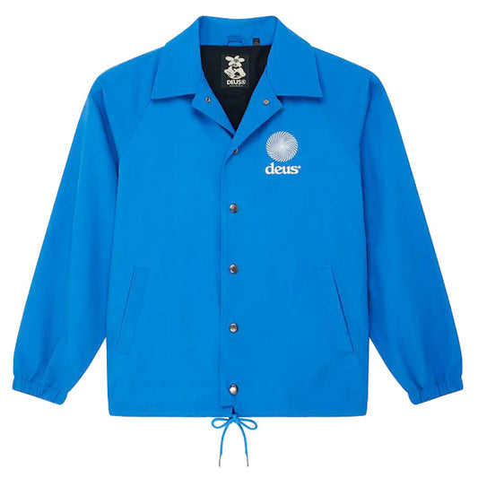 DEUS EX MACHINA ( デウスエクスマキナ ) コーチジャケット ナイロンジャケット / STRATA COACH JACKET - DAPHNE BLUE / D261UJK175