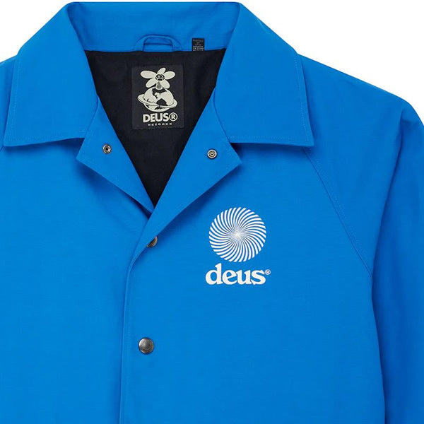 DEUS EX MACHINA ( デウスエクスマキナ ) コーチジャケット ナイロンジャケット / STRATA COACH JACKET - DAPHNE BLUE / D261UJK175