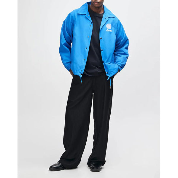 DEUS EX MACHINA ( デウスエクスマキナ ) コーチジャケット ナイロンジャケット / STRATA COACH JACKET - DAPHNE BLUE / D261UJK175