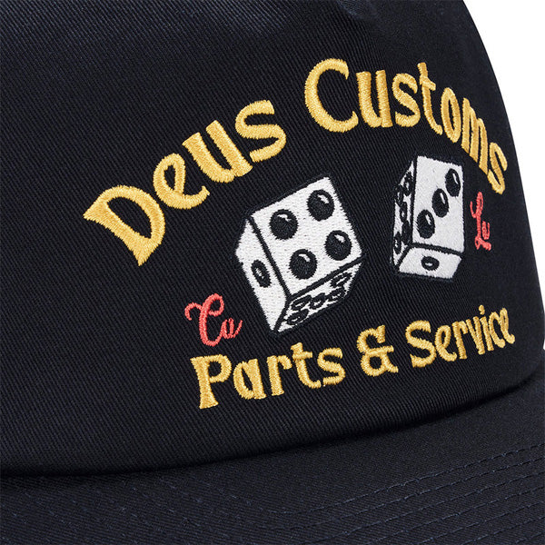 DEUS EX MACHINA ( デウスエクスマキナ ) キャップ 帽子 / KNUCKLEBONES CAP - BLACK / D261MHA334