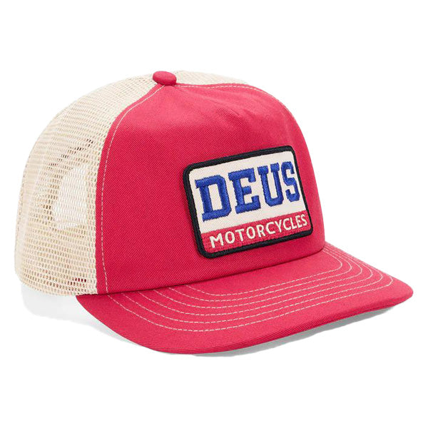 DEUS EX MACHINA ( デウスエクスマキナ ) キャップ 帽子 / MALDEN TRUCKER - MELON RED / D261MHA338