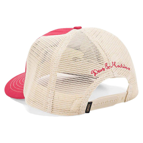 DEUS EX MACHINA ( デウスエクスマキナ ) キャップ 帽子 / MALDEN TRUCKER - MELON RED / D261MHA338