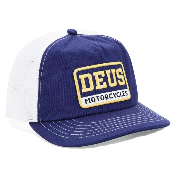 DEUS EX MACHINA ( デウスエクスマキナ ) キャップ 帽子 / MALDEN TRUCKER - MECHANIC BLUE / D261MHA338