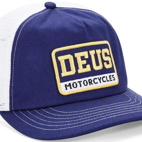 DEUS EX MACHINA ( デウスエクスマキナ ) キャップ 帽子 / MALDEN TRUCKER - MECHANIC BLUE / D261MHA338