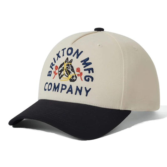 BRIXTON ( ブリクストン ) / スナップバック 帽子 / TROPHY HORSE C NP MP SNPBK - BLACK/OFF WHITE / 12055 - BKOFF