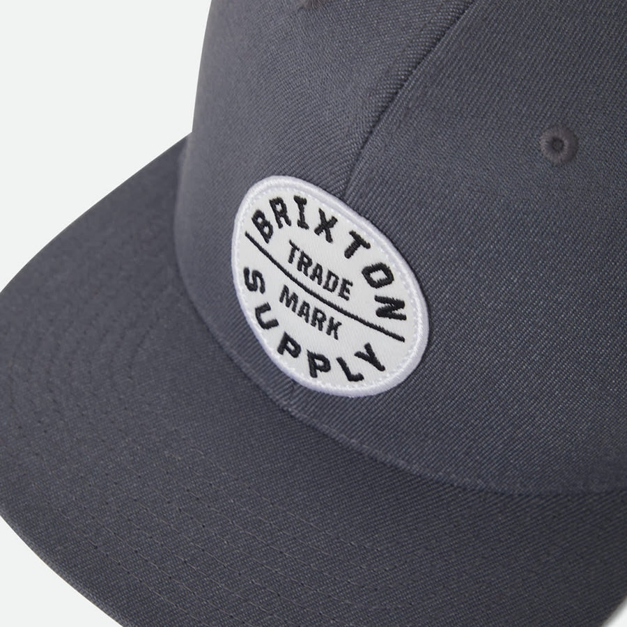BRIXTON (ブリクストン) / ベースボールキャップ 帽子 / OATH III SNAPBACK - FUTURE GREY / 10777-FTRGY