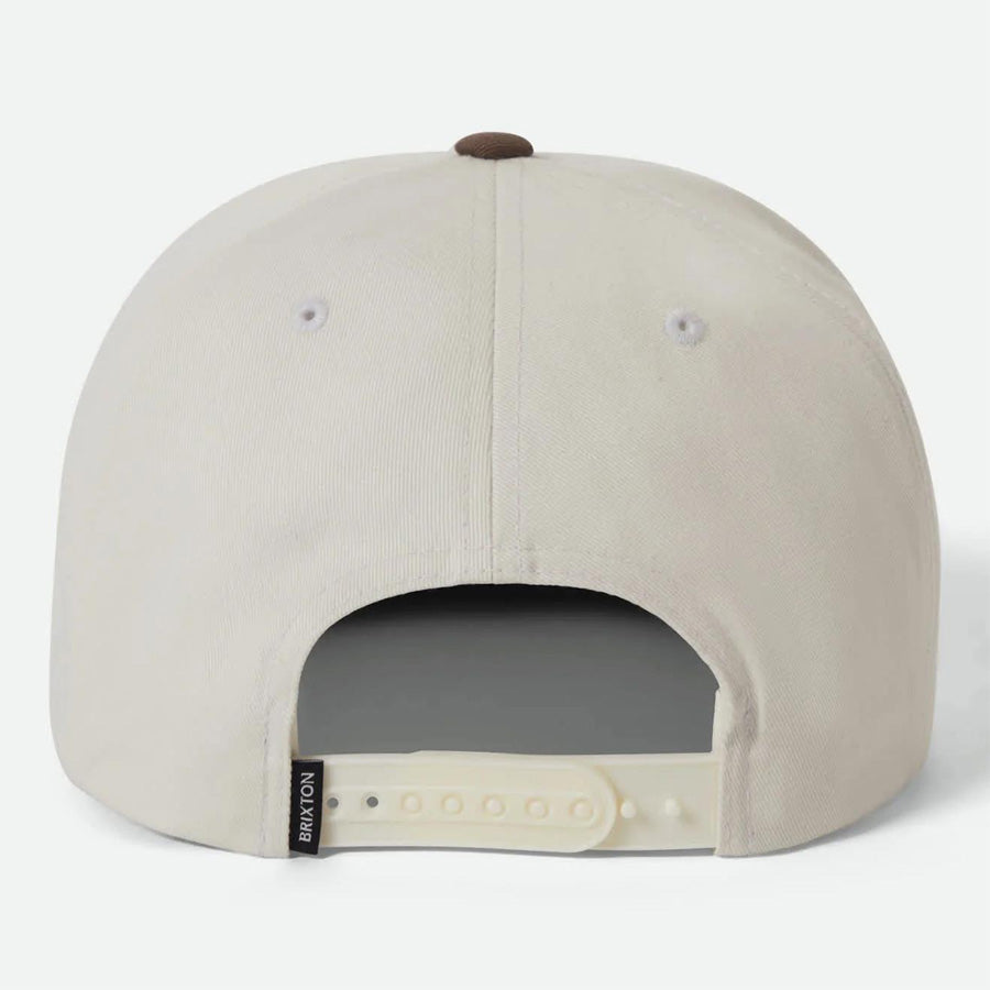 BRIXTON ( ブリクストン ) / スナップバック 帽子 / RHETT MP SNPK - OFF WHITE / PINECONE BROWN / 12018 - OWPNB