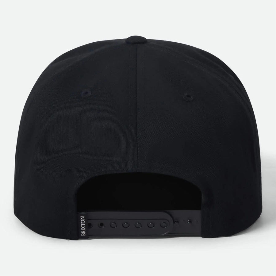 BRIXTON ( ブリクストン ) / スナップバック 帽子 / RHETT MP SNPK - BLACK / 12018 - BLACK