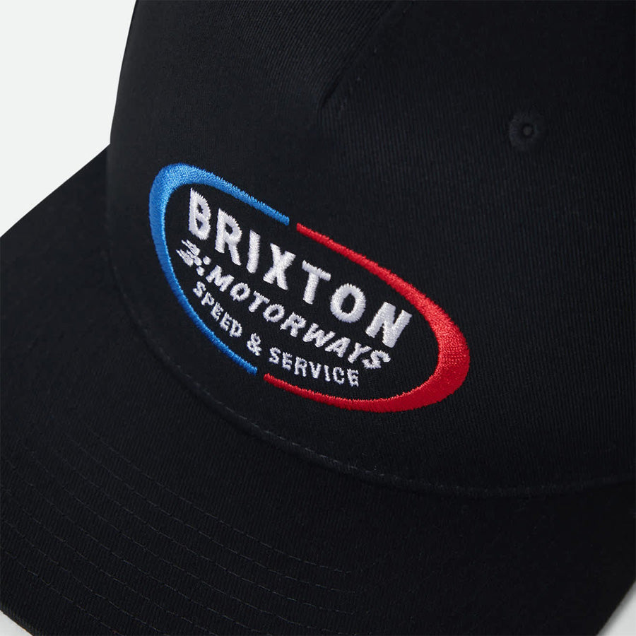 BRIXTON ( ブリクストン ) / スナップバック 帽子 / RHETT MP SNPK - BLACK / 12018 - BLACK