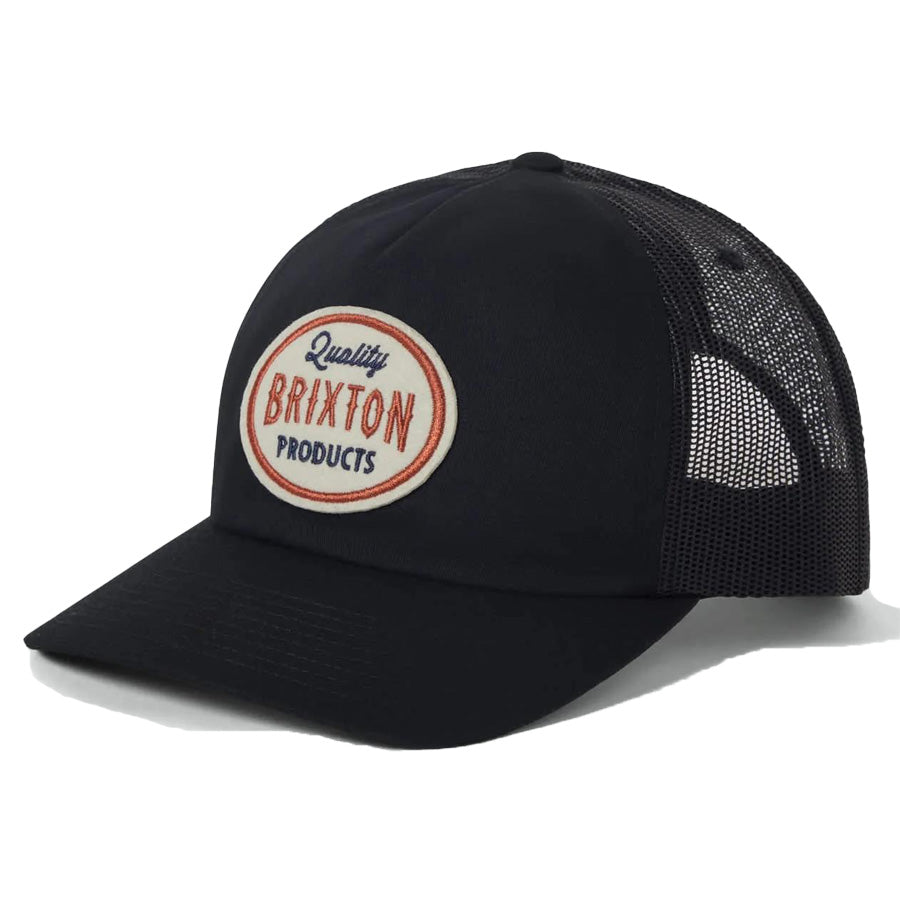BRIXTON ( ブリクストン ) / メッシュキャップ スナップバック 帽子 / HENRY MP TRUCKER HAT - BLACK /BLACK / 12033 - BKBLK