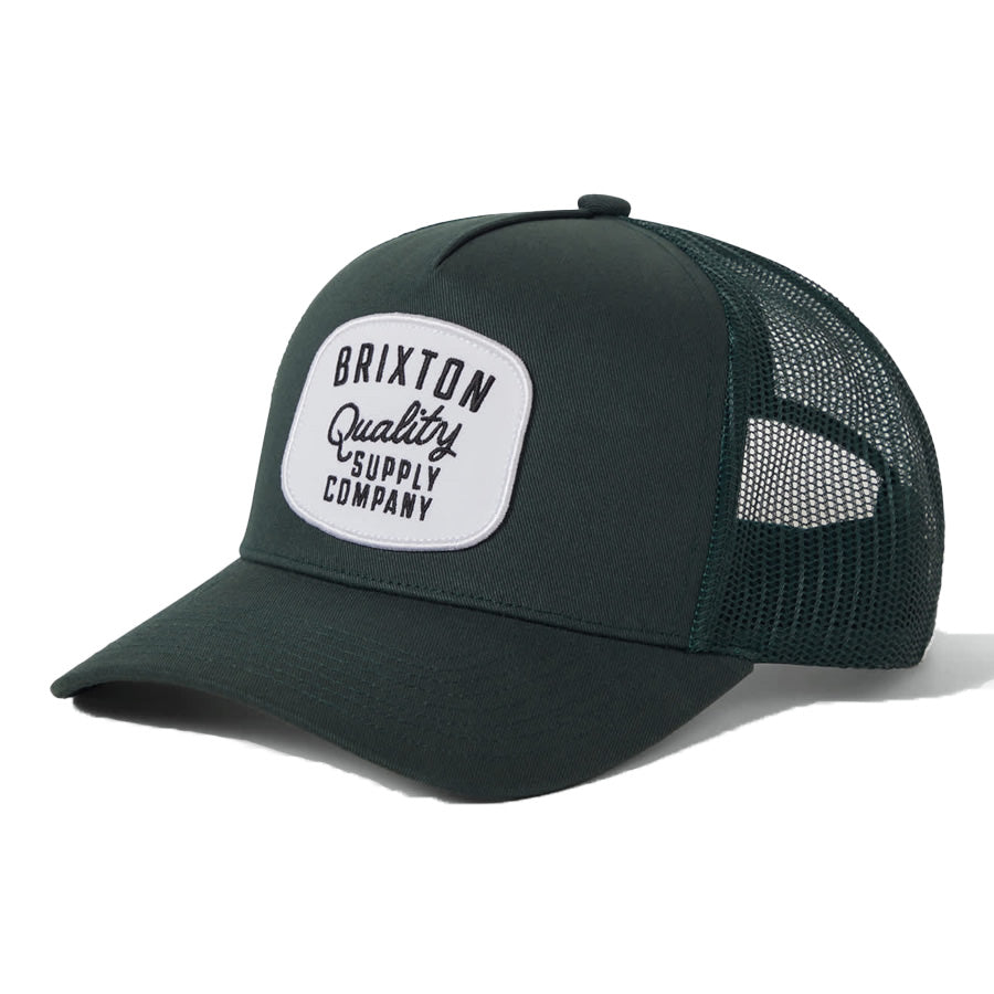 BRIXTON ( ブリクストン ) / メッシュキャップ スナップバック 帽子 / HUBAL C NP MP TRUCKER HAT - PINE GREEN x PRIMAL GREEN / 12037 - PRGPG