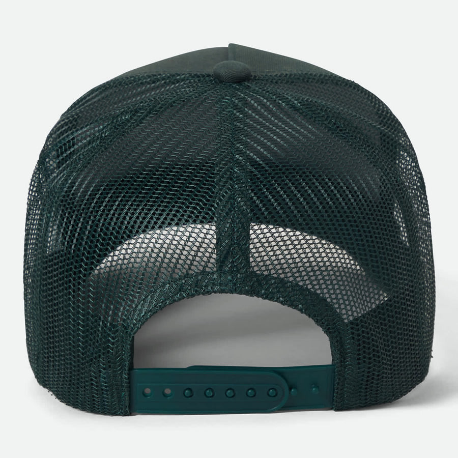 BRIXTON ( ブリクストン ) / メッシュキャップ スナップバック 帽子 / HUBAL C NP MP TRUCKER HAT - PINE GREEN x PRIMAL GREEN / 12037 - PRGPG