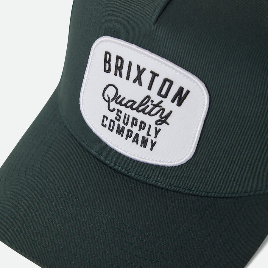 BRIXTON ( ブリクストン ) / メッシュキャップ スナップバック 帽子 / HUBAL C NP MP TRUCKER HAT - PINE GREEN x PRIMAL GREEN / 12037 - PRGPG