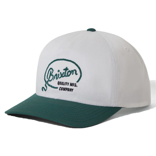 BRIXTON ( ブリクストン ) / スナップバック 帽子 / GALLATIN MP SNAPBACK - OFF WHITE / PRIMAL GREEN / 12056 - OFWPG
