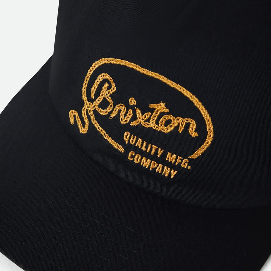 BRIXTON ( ブリクストン ) / スナップバック 帽子 / GALLATIN MP SNAPBACK - BLACK / 12056 - BLACK