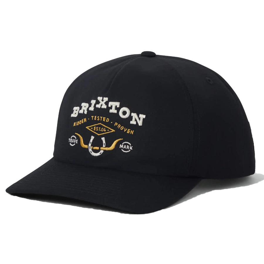 BRIXTON ( ブリクストン ) / スナップバック 帽子 / BEEKMAN MP SNAPBACK - BLACK / 12057 - BLACK