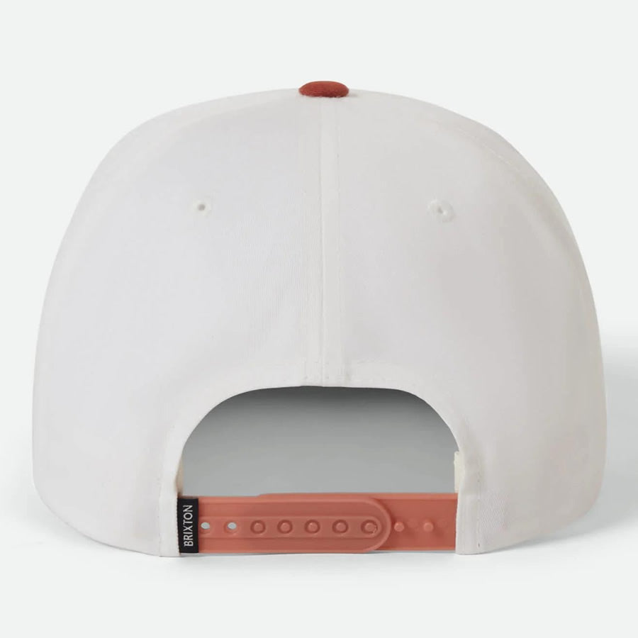 BRIXTON ( ブリクストン ) / スナップバック 帽子 / BEEKMAN MP SNAPBACK - OFF WHITE x RUST / 12057 - OWRST