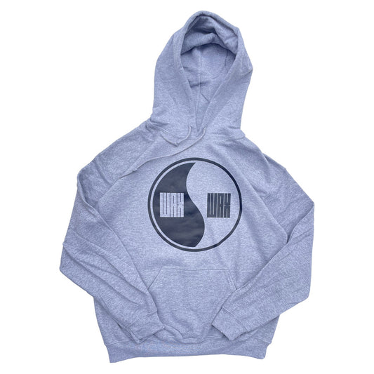 WAX(ワックス) / スウェットプルオーバーパーカー フーディー / DESIGN HOODIE "YIN-YANG" - GRAY / WX-0509 / メンズ THM