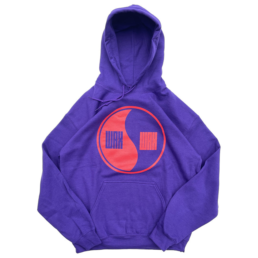 WAX(ワックス) / スウェットプルオーバーパーカー フーディー / DESIGN HOODIE "YIN-YANG" - PURPLE / WX-0509 / メンズ THM