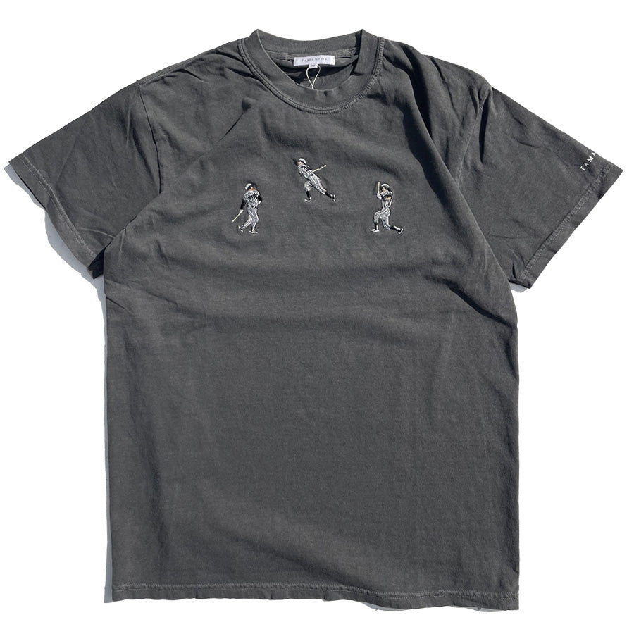 TAMANIWA (タマニワ) / 半袖Tシャツ / 3 HOMERUN TEE - PEPPER / TMNW-220 / メンズ