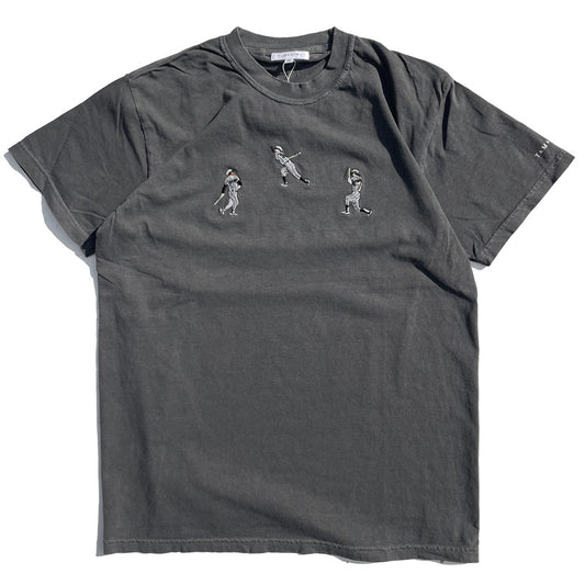 TAMANIWA (タマニワ) / 半袖Tシャツ / 3 HOMERUN TEE - PEPPER / TMNW-220 / メンズ
