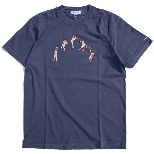 TAMANIWA (タマニワ) / 半袖Tシャツ / TORNADO TEE - NAVY / TMNW-221 / メンズ