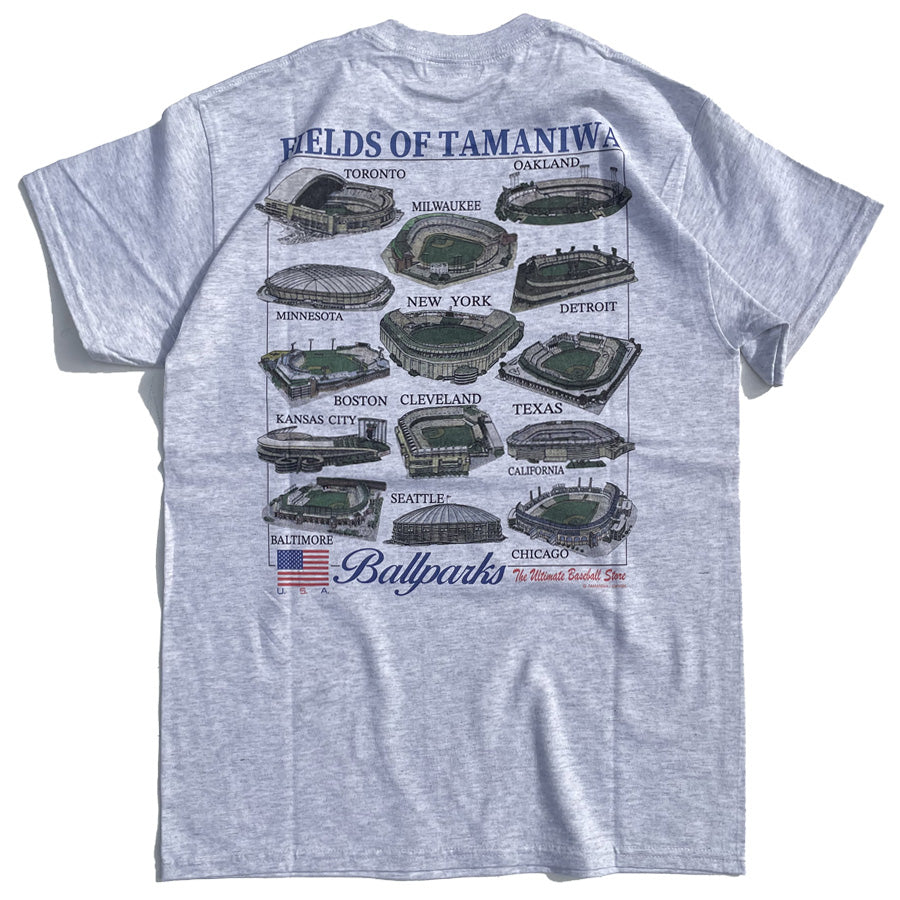 TAMANIWA (タマニワ) / 半袖Tシャツ / BALL PARKS TEE - ASH / TMNW-228 / メンズ