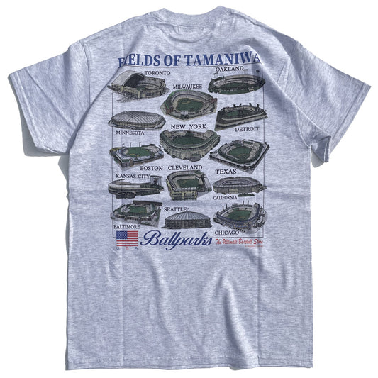 TAMANIWA (タマニワ) / 半袖Tシャツ / BALL PARKS TEE - ASH / TMNW-228 / メンズ