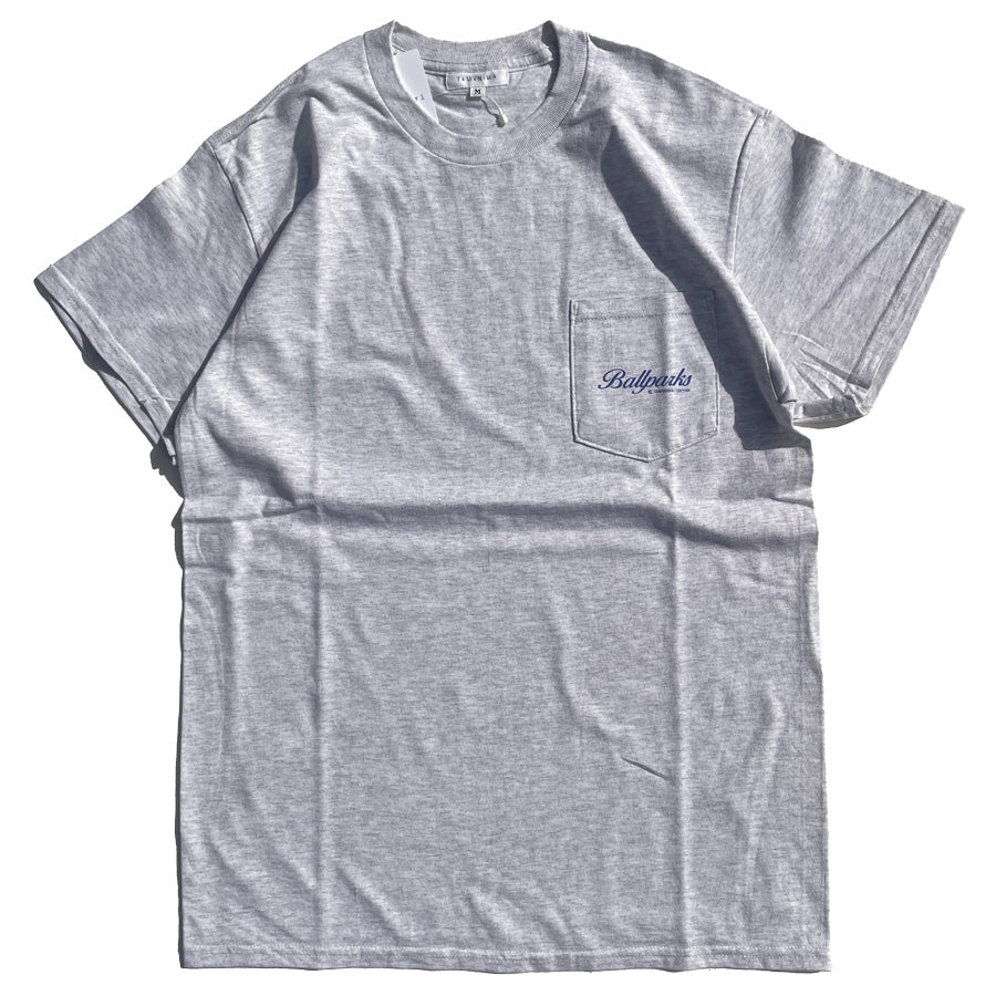 TAMANIWA (タマニワ) / 半袖Tシャツ / BALL PARKS TEE - ASH / TMNW-228 / メンズ