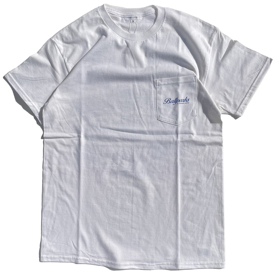 TAMANIWA (タマニワ) / 半袖Tシャツ / BALL PARKS TEE - WHITE / TMNW-228 / メンズ