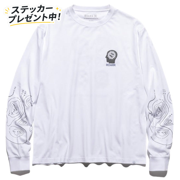 THE ROARK ロアーク /  長袖Tシャツ ロンT / "NEVER FAILS" L/S TEE - WHITE / RLTJ1200 / メンズ