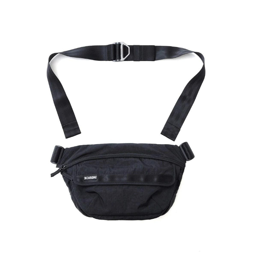 CHROME クローム / 防水 ボディバッグ スリングバッグ ショルダーバッグ / BOT FLAP SLING 8L - BLACK CRINKLE / BJ008