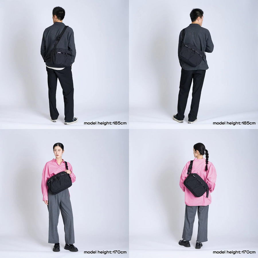 CHROME クローム / 防水  ショルダーバッグ / PAC SHOULDER 12L - BLACK CRINKLE / BJ011