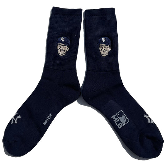 ROSTER SOX(ロスターソックス) x MLB / 靴下 クルーソックス  / MLB MAN SOCKS - NAVY / MLB-287-NYY / メンズ レディース YANKEES ニューヨークヤンキース