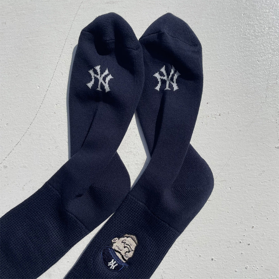 ROSTER SOX(ロスターソックス) x MLB / 靴下 クルーソックス  / MLB MAN SOCKS - NAVY / MLB-287-NYY / メンズ レディース YANKEES ニューヨークヤンキース