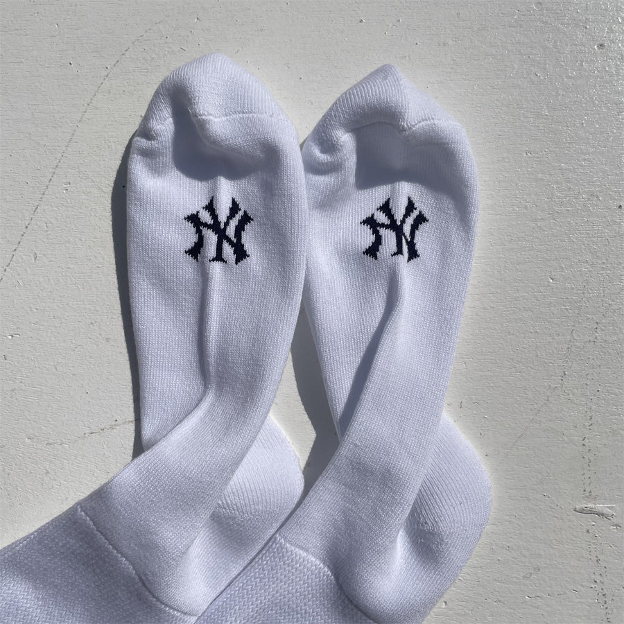 ROSTER SOX(ロスターソックス) x MLB / 靴下 クルーソックス  / MLB MAN SOCKS - WHITE / MLB-287-NYY / メンズ レディース YANKEES ニューヨークヤンキース