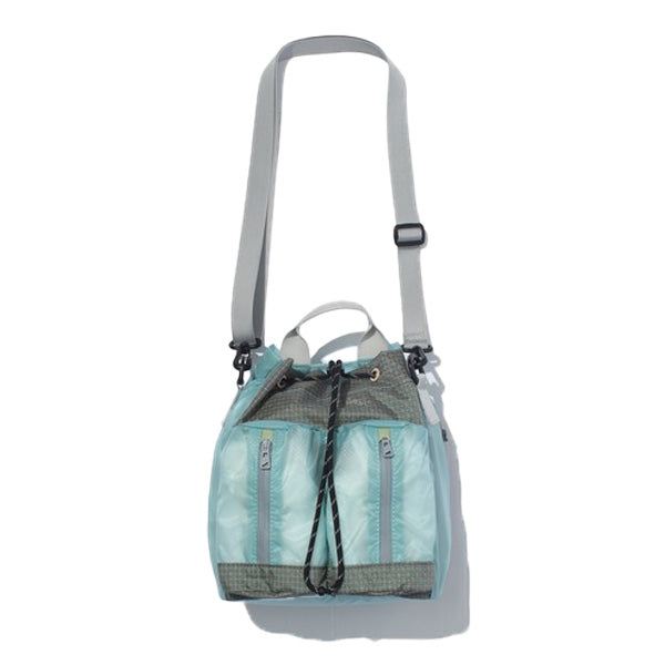 F/CE. (エフシーイー) /巾着ポーチ サコッシュ / 7L / CORDURA SIL NYLON DRAWING  - GREEN /  FCD36251B0002 FCE