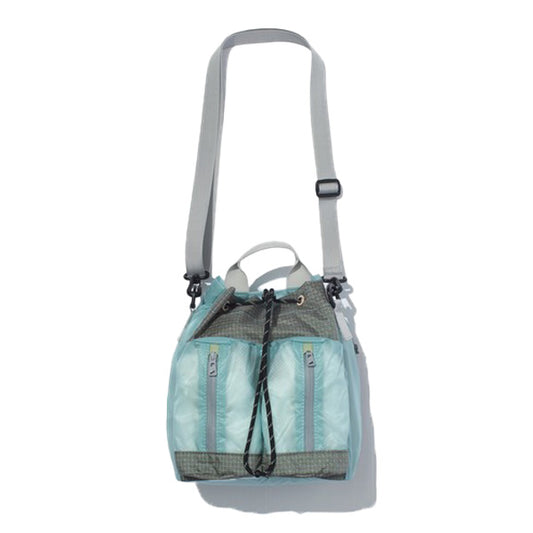 F/CE. (エフシーイー) /巾着ポーチ サコッシュ / 7L / CORDURA SIL NYLON DRAWING  - GREEN /  FCD36251B0002 FCE