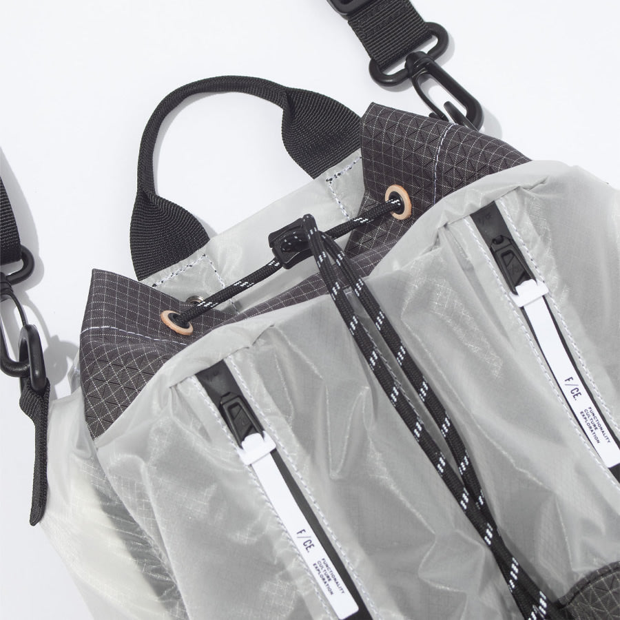 F/CE. (エフシーイー) /巾着ポーチ サコッシュ / 7L / CORDURA SIL NYLON DRAWING  - GREEN /  FCD36251B0002 FCE