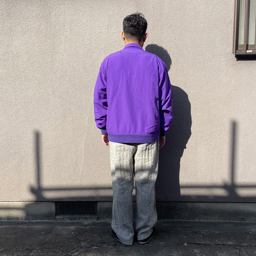 WAX(ワックス)  / ナイロンジップジャケット / NYLON ZIP JACKET - PURPLE / WX-0487 / メンズ THM