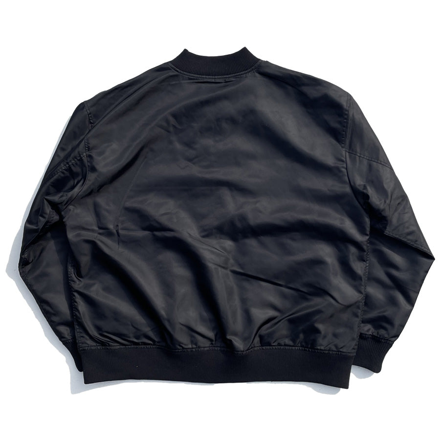 WAX(ワックス)  / ボンバージャケットライト / BOMBER JACKET LIGHT - BLACK / WX-0488 / メンズ THM