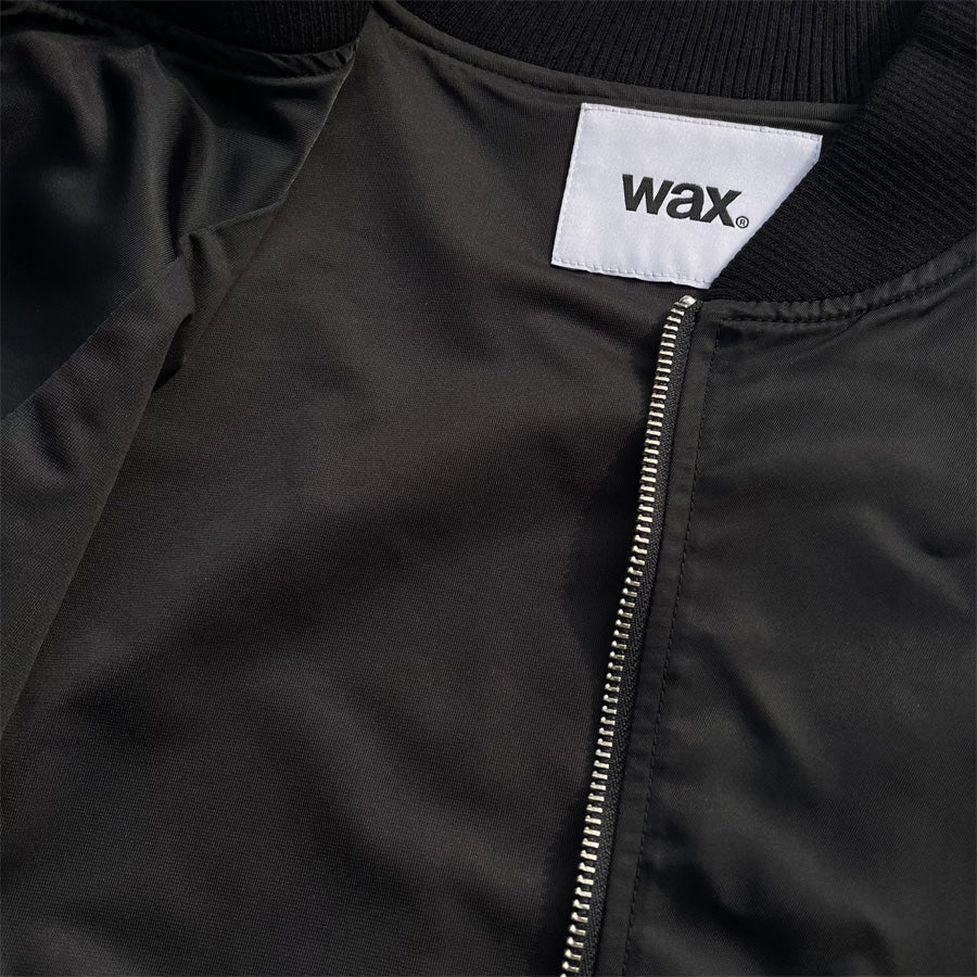 WAX(ワックス)  / ボンバージャケットライト / BOMBER JACKET LIGHT - BLACK / WX-0488 / メンズ THM