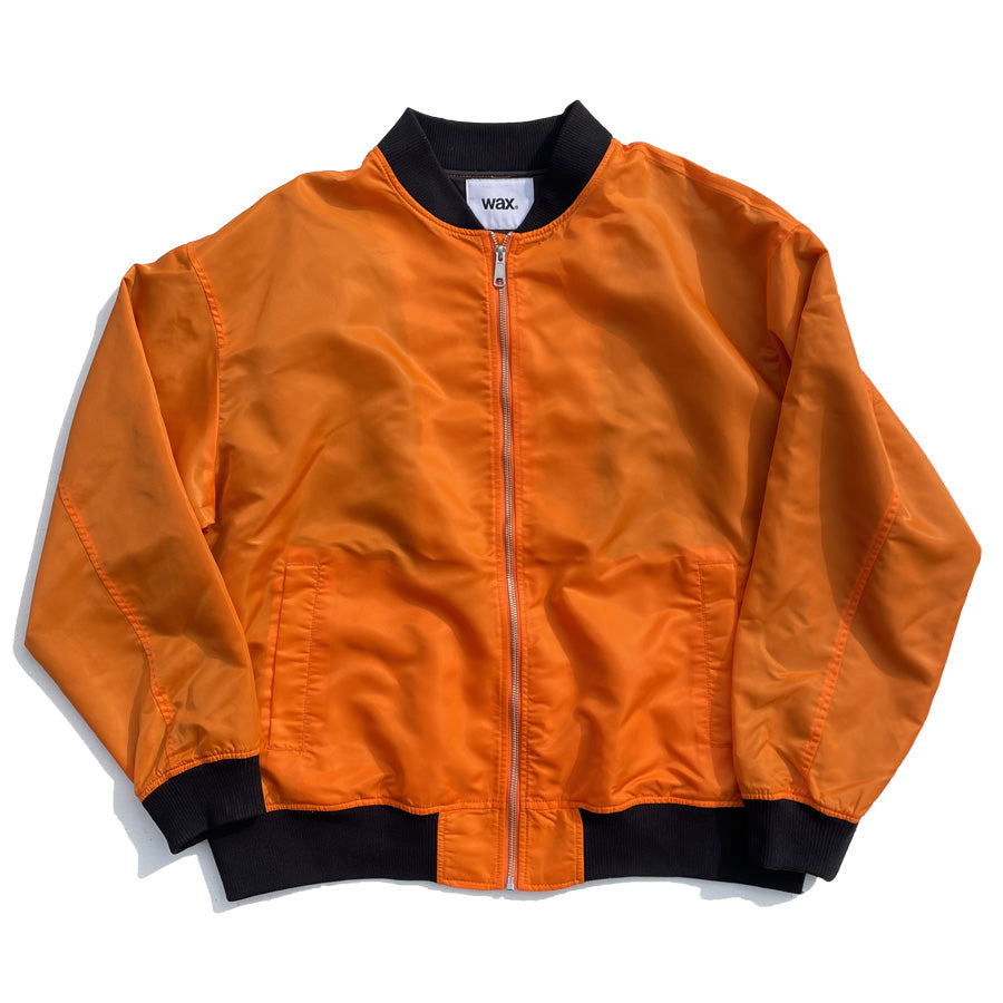 WAX(ワックス)  / ボンバージャケットライト / BOMBER JACKET LIGHT - ORANGE / WX-0488 / メンズ THM
