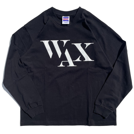 WAX(ワックス) / 厚手 長袖Tシャツ ロンT / WAX LONG TEE for GOAT - BLACK / WX-0518 / メンズ THM